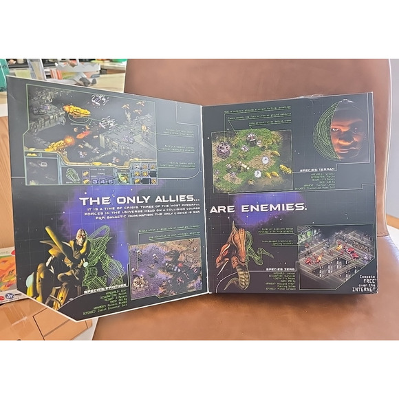 Vintage 1998 Blizzard StarCraft Protoss Cover Brood War Expansion Set PC Game - Picture 5 of 6